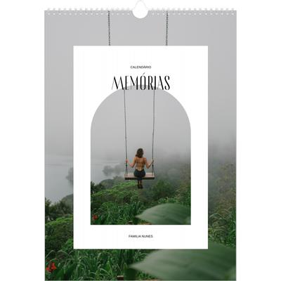 Calendário A3 — O arco aberto [capa]