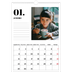 Calendário A3 — Serif e momentos [Janeiro]