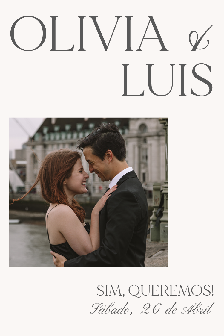 Convites — Serif e areia