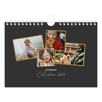 Calendário A5 horizontal — Tantas recordações [capa]