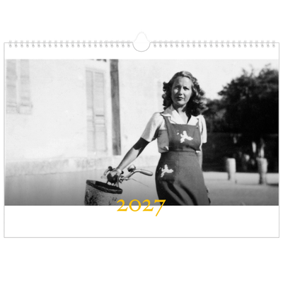 Calendário A3 Horizontal — Estilo Heritage [capa]