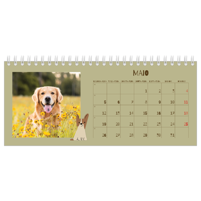 Calendários de mesa — Cãozinho brincalhão [capa]