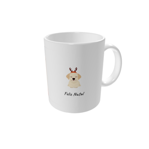 Canecas personalizadas — Cão de Natal acolhedor