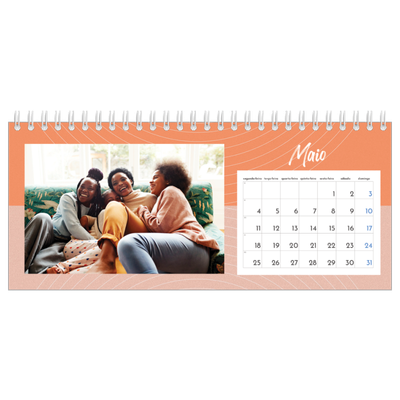 Calendários de mesa — Cor e padrão [capa]
