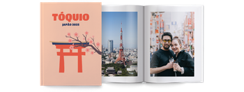 Álbuns de fotografias — Tóquio em blocos de cores