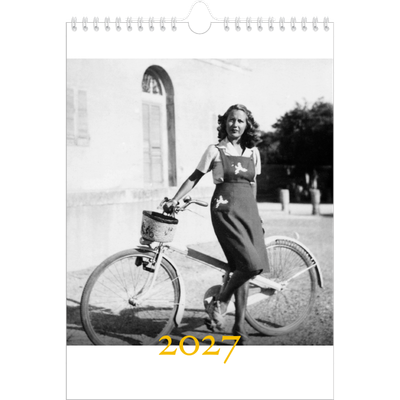 Calendário fotográfico A4 — Estilo Heritage [capa]