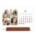 Calendário de mesa com suporte em madeira - horizontal  — Arranjos fotográficos [Abril]