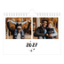 Calendário A5 horizontal — Escrito à mão [capa]