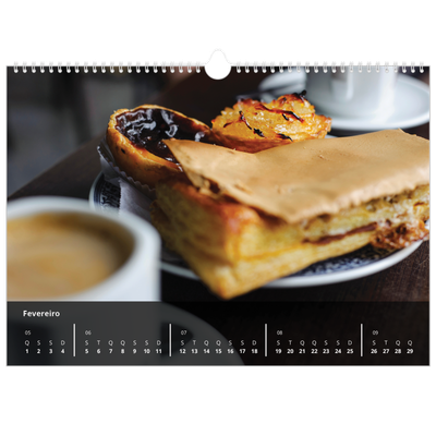 Calendário A3 Horizontal — Complementos [Fevereiro]