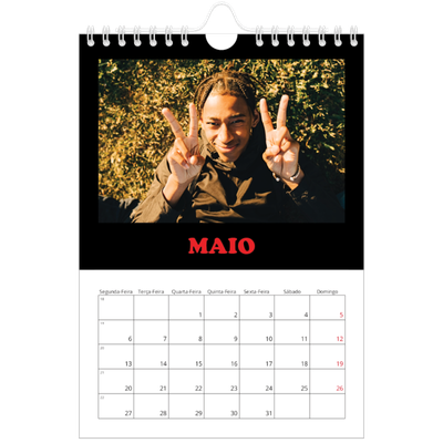 Calendário A5 — Tipo divertido [capa]