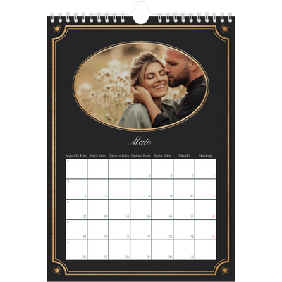 Calendário fotográfico A4 — Clássico vintage [capa]