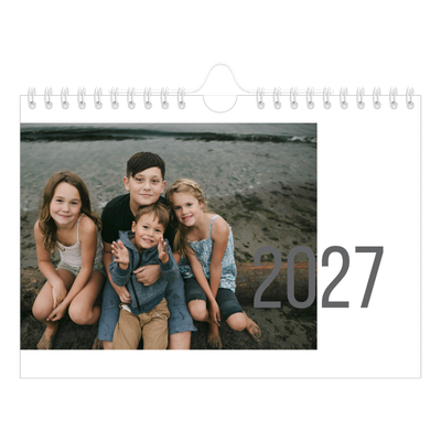 Calendário A5 horizontal — Número de meses [capa]
