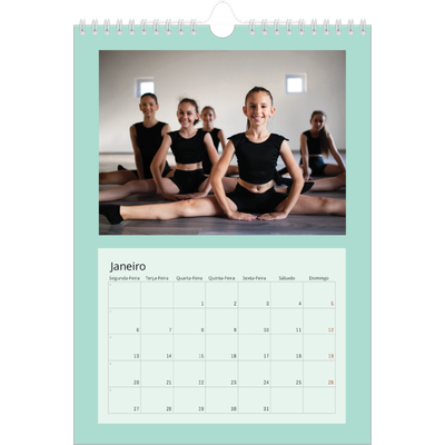 Calendário fotográfico A4 — Neo Scandi [Janeiro]