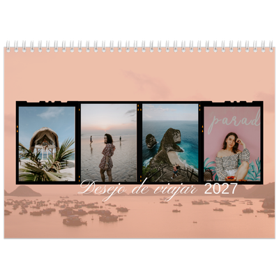 Calendário A4 duplo — Aventura e desejo de viajar [capa]