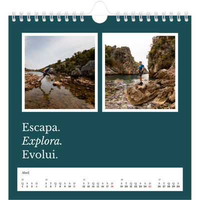 Calendário quadrado — Terra editorial [Abril]
