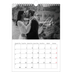 Calendário fotográfico A4 — Escrita elegante [Abril]
