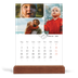Calendário de mesa com suporte em madeira - vertical  — Instantâneos e escrita [Fevereiro]