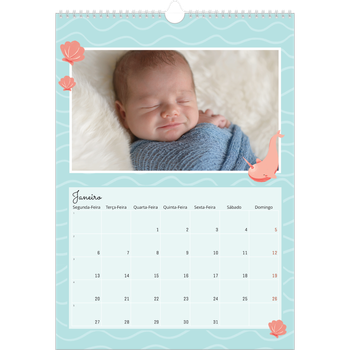 Calendário fotográfico A3 — Animais bonitos