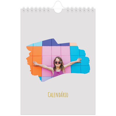 Calendário A5 — Fotografias com pincel [capa]