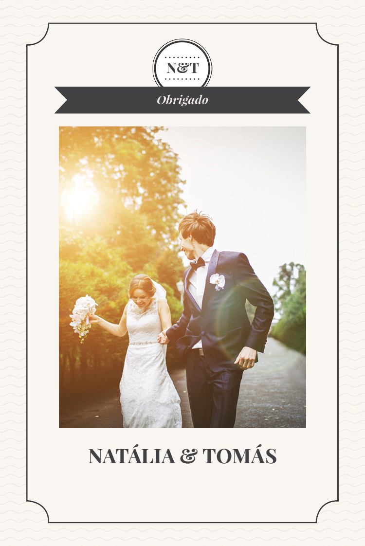 Cartões de agradecimento — Carimbo do desenho inicial