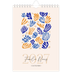 Calendário A5 — Coral minimalista [capa]