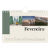 Calendário A5 horizontal — Vistas do mundo [Fevereiro]