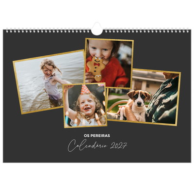 Calendário A3 Horizontal — Tantas recordações [capa]