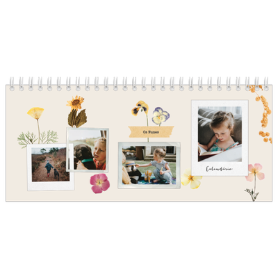 Calendários de mesa — Álbum de recortes vintage [capa]