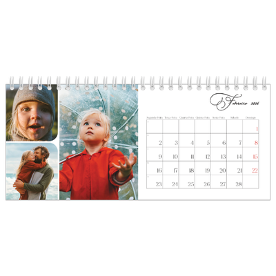 Calendários de mesa — Instantâneos e escrita [Fevereiro]