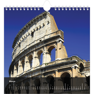 Calendário quadrado — Complementos [Março]