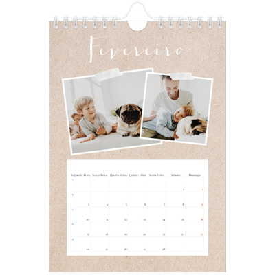 Calendário A5 — Calendário de livros de recortes [Fevereiro]