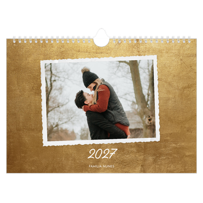 Calendário A4 horizontal — Coleção de imagens [capa]