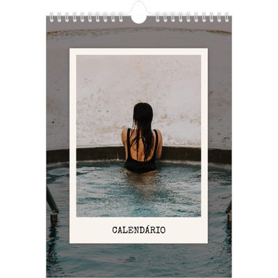 Calendário fotográfico A4 — A edição de retrato [capa]
