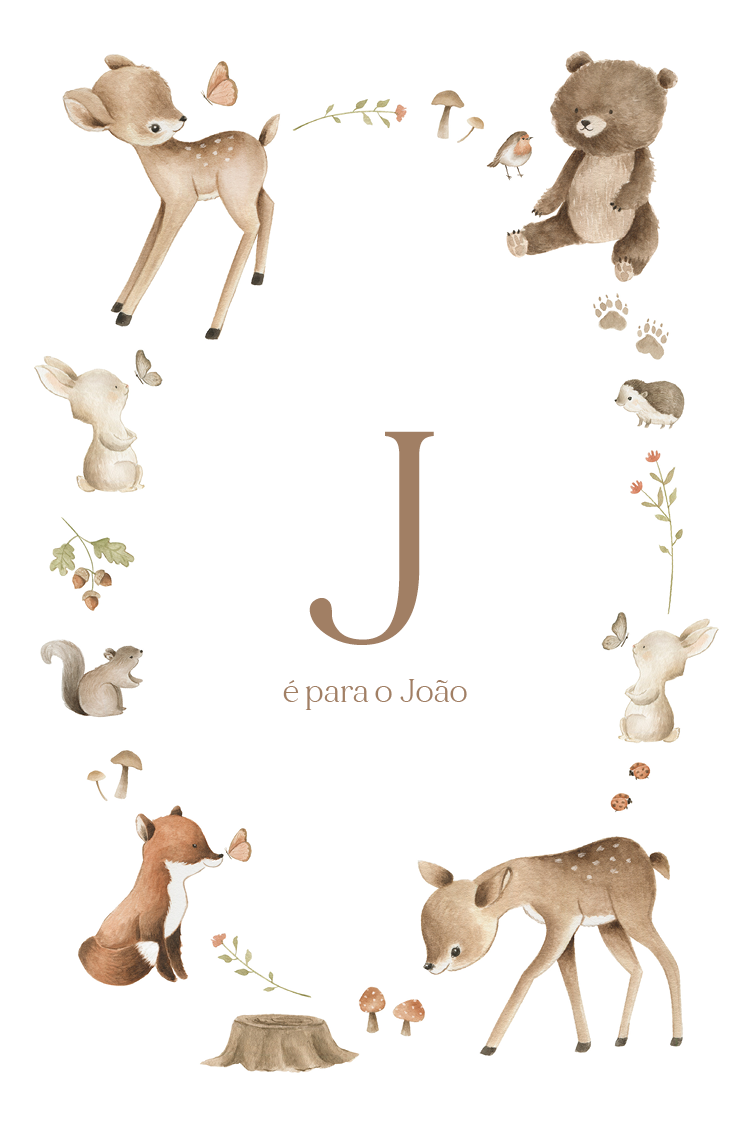 Convites — Floresta encantada