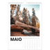 Calendário fotográfico A4 — White space [capa]