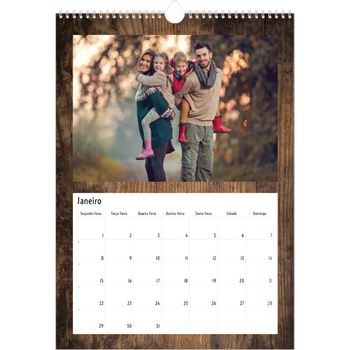 Calendário fotográfico A3 — Madeira