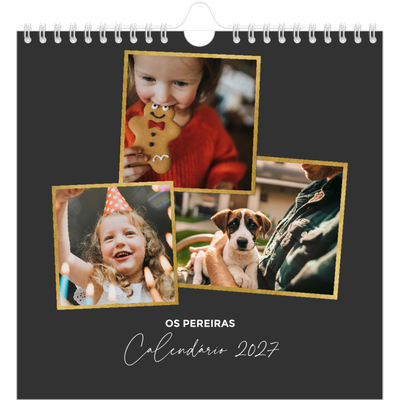 Calendário quadrado — Tantas recordações [capa]