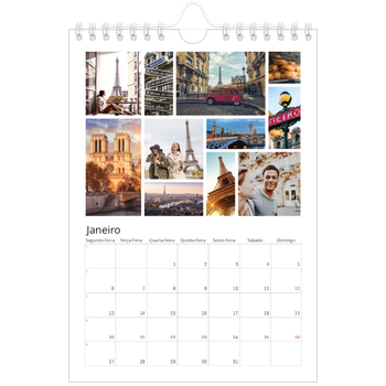 Calendário A5 — Moldura