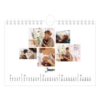 Calendário de Fotografias A5 Paisagem — Isto sou eu