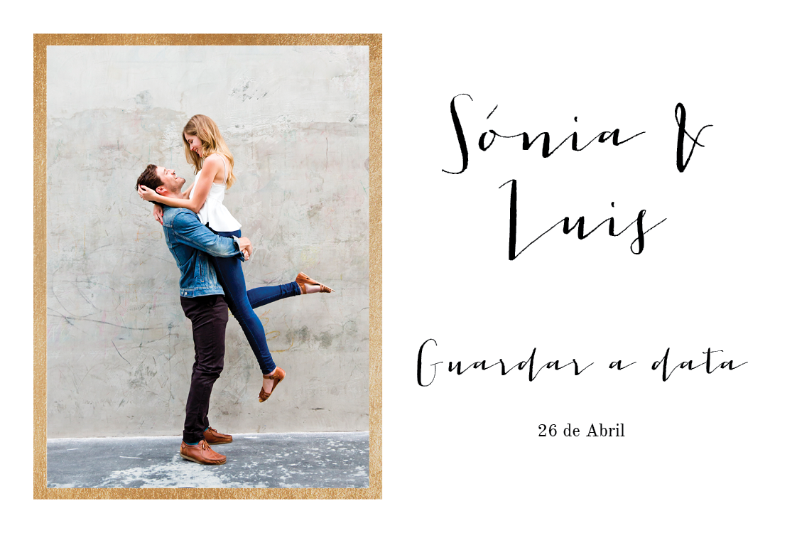 Save the date — Na moldura