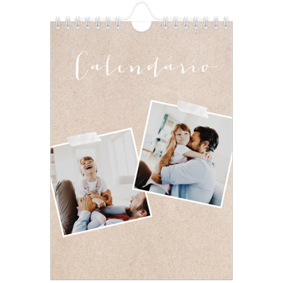 Calendário A5 — Calendário de livros de recortes [capa]