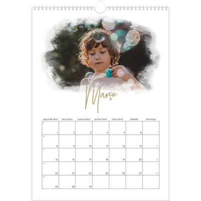 Calendário A3 — Efeitos fotográficos [Março]