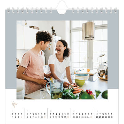 Calendário quadrado — Molduras de terra [capa]