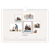Calendário A4 horizontal — Galeria de fotografias de parede [Março]