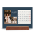 Calendário de mesa com suporte em madeira - horizontal  — Ardósia e serifas [capa]