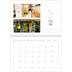 Calendário A4 duplo — Botânica simples [Abril]