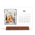 Calendário de mesa com suporte em madeira - horizontal  — Momentos de álbum de recortes [capa]