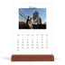 Calendário de mesa com suporte em madeira - vertical  — O meu diário de viagem [capa]