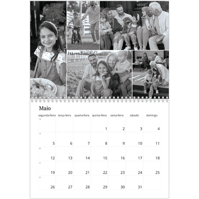 Calendário A4 duplo — Foco [capa]