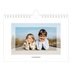 Calendário A5 horizontal — Moldura transparente [capa]